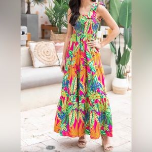 NWT sz medium tropical dress